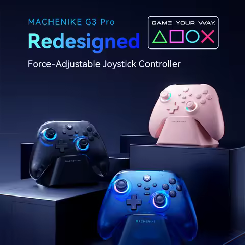 Machenike G3V2 G3Pro PC Gaming Controller Hall Joysticks Hall Effect Gamepad for Nintendo Switch iPh