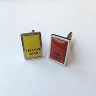 紅黃牌袖扣 Yellow Card Red Card Cufflink