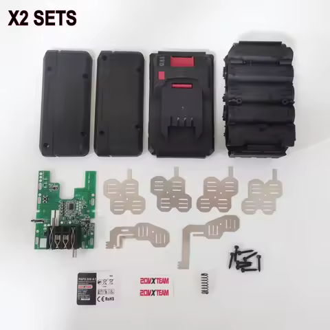 2SETS 20V 8Ah Replacement Li-Ion Battery Parts BMS PCB for Parkside X 20V Cordless Tools for PAP 20 