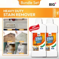 BIG+ Heavy Duty Stain Remover (2x1000ml) Bathroom Toilet Cleaner Sabun Mozek Lantai Badang Seaways