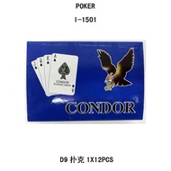 Condor/Playing Cards /Baraha Waterproof Plastic Poker Cards Tong-its Table Car D9