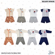 JC BABY Newborn Baby Boy Printed Clothing Short Sleeve Casual Long Sleeve Sleepwear Set Baju Lelaki 