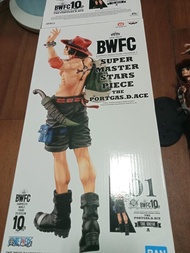 海外版 BWFC 海賊王 造型王頂上決戰3 SMSP 艾斯 THE BRUSH 高約30CM景品 二手美品  現貨