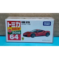 Tomica Ferrari 488 GTB (Red) Sealed64