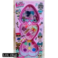 READY STOCK💥LOL BIG Kids Make up Kit Set mekap Budak Perempuan Main Mekap Belajar Mekap Kid Lipstick