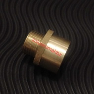 V RING SDL 1/2 X SDD 5/8 BRASS SOCK INNER THREAD 5/8 OUTER 1/2 VR