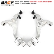 BRCP Front Lower Suspension Control Arm For Infiniti QX50 EX25 EX35 EX37 4WD J50 54501-1BA8A 54500-1