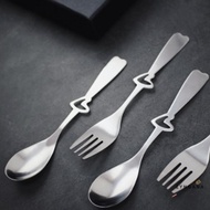 1Pc/Set Heart-shaped Stainless Steel Coffee Stirring Spoon Dessert Ice Cream Spoon Scoop Teaspoon Ki