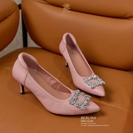 รองเท้าหนังแกะรุ่น Berlina Pink color (สีชมพู)