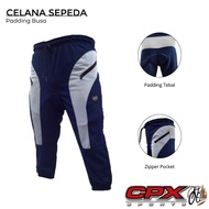 Celana Sepeda Gowes Pria Goes Training Padding CPX 3/4 022-A