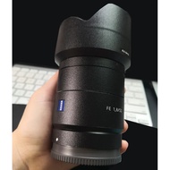 FE 55 1.8 Pelekat Vinyl Balut Lensa Pelindung Badan Kamera Untuk Sony FE 55mm F1.8 ZA SEL55F18Z
