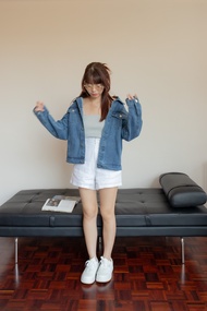 Avocado แจ็คเก็ตยีนส์ เสื้อแขนยาว รุ่น  original buddy jeans jacket (avocado.simplewear)