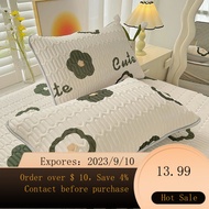 NEWThickened Latex Pillowcase One-Pair Package Summer Ice Silk Pillow Case Good-looking Household Single Double Pillow