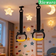 [Kloware] Gymnastics Rings Pull up Rings Adjustable Strap Bearing Capacity 881.85lbs