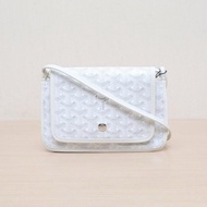 GOYARD(高雅德) PLUMET 三層 WOC 白色 PVC