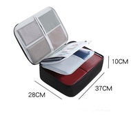 Inaso Tas Dokumen Tempat Penyimpanan File Sertifikat Travel Bag Storage Box Dengan Digit Security Lo
