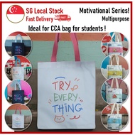 [SG Stock] Thick Canvas Bag for Folders & Files Ideal for Students and Office Workers