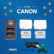 Battery and Charger แบตและแท่นชาร์จ Canon ( LP-E8 / LPE8 ) EOS 550D / 600D / 700D /EOS Rebel T2i