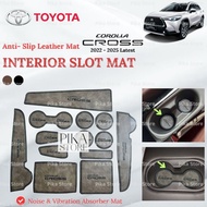 Toyota Corolla Cross 2022 - 2025 Interior Slot Mat Anti Slip Mat Car Toyota Cross Accessories Hybrid