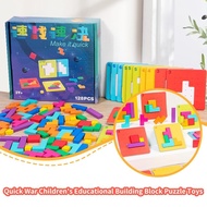 Interactive Puzzle Game Tangram Math Toys Building Board Game Blocks Toy Color Shape Desktop Z9f9