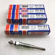 HKT Heater Glow Plug for Hino, Ranger (DM, EM, EH100) 4pc/ 1set