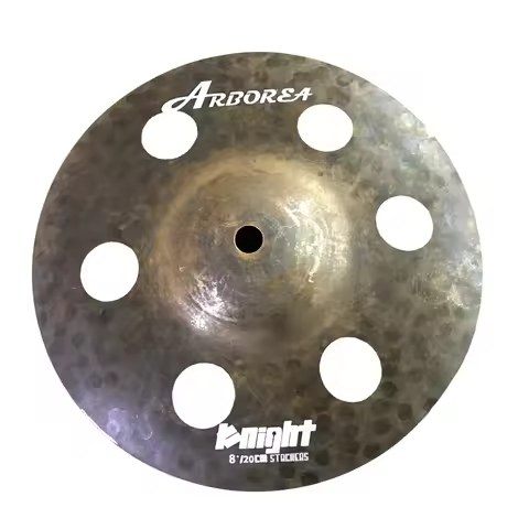 Arborea 8"Stackers Cymbal 100% Handmade B20 Splash O-zone Cymbal For Drum Set