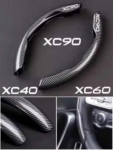 For Volvo XC40 XC60 XC70 XC90 S40 S60 S80 S90 V40 V50 V60 V70 V90 T5 T6 T8 C30 C70 Car Carbon Fiber 