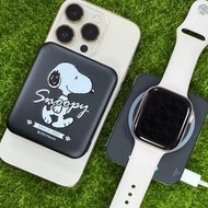 Snoopy 史努比 魔方無線充 三合一磁吸行動電源