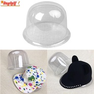 KUGIGIEI Bucket Hat Storage , 50-57cm Inner Support Baseball Hat Display Rack,  Brimless Cap Transpa