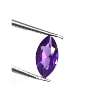8x4 mm. marquise shape 1 natural amethyst gemstone 1 8x4 mm 1