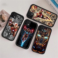 WA37 Marvel Iron Man Casing for hp Plating Tecno ITEL Infinix Spark Pova POP Zero A70 5 7 RS4 8 GO 3