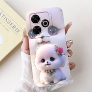 สำหรับ Xiaomi Redmi 13เคส Redmi 13X 4G ฝาปิดเพ้นท์สีลูกกวาดสุดหรูกันกระแทก Xiaomi Redmi เคสสำหรับ Xi