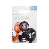GANTUNGAN ACE Koziol Tommy Toothbrush Hanger - Black