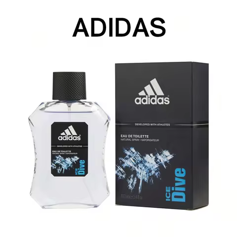 Adidas Ice Dive Cologne men Eau De Toilette Spray 100ml Aromatic Notes Men's Perfume Authentic Origi