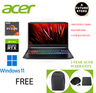 Acer Nitro 5 AN515-45-R5PP/R91U 15.6'' FHD 144Hz Gaming Laptop ( Ryzen 7 5800H, 8GB, 512GB SSD, RTX3050Ti 4GB, W11 )