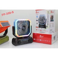 FP-358-S usb  FP-358-S solar fan Bluetooth speaker usb charging strong wind portable fishing camping