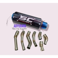 Slip on racingknalpot ninja 250 exhaust R25 exhaust MT25 exhaust CBR250 exhaust z250 exhaust ninja R