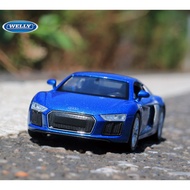 Ashali Welly AUDI R8 1: 36 1/36 Alloy Car Model Pull Back G03