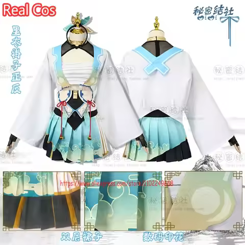 RealCos Vtuber Hololive Kazama Iroha Cosplay Costume Uniform Dress Halloween Lovely Kimono Party Rol