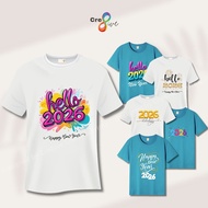 Hello 2026 | New Year Family Shirt | Custom Tshirt | by Cre8ive