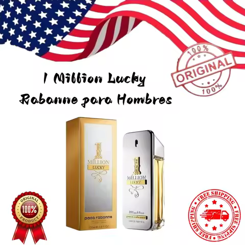 Paco Rabanne 1 Million Lucky 3.4 oz 100 ML EDT SEALED NO TARIFF Luxury perfume a birthday or Valenti