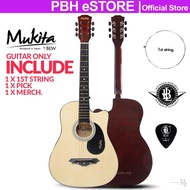 ☾✟﹍38 inch Mukita by BLW BASIC FUSE Guitar / Gitar Acoustic Standard Beginner Package