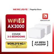 Mercusys AX3000 Whole Home Mesh WiFi 6 Router System Halo H80X (2-Pack) (Powered by TP-Link)