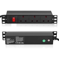 1U10 Inch Cabinet Inch Standard PDU Power Strip Mini Server Network Cabinet/Rack Inch Standard 3 Bit