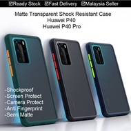 Huawei P40 Pro P40 P40Pro Matte Transparent Case Casing Cover Housing