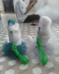 Jala Parsial Jala Udang Vaname Jala Jentra Kantong Udang 12fit Panjang 3.5m | Jala Senar 028 mesh 3/