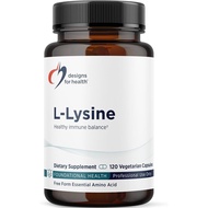 Designs for Health L-Lysine HCL Pills 1500mg - Amino Acid Lysine Hydrochloride Nutritional Supplemen