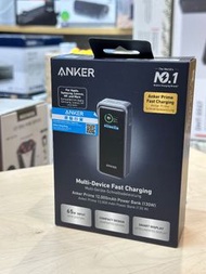 (全新現貨）Anker  Prime 12,000mAh (130W) 65W USB-C PD 行動電源 黑色 A1335011