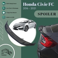 Honda Civic Spoiler FC Duck Tail ABS Rear Spoiler 2016 2017 2018 2019 2020 2021