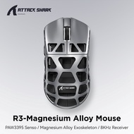 ATTACK SHARK | Magnesium Alloy Attack Shark R3 Wireless Gaming Mouse PAW3395 Tri-Mode 8000Hz High Br